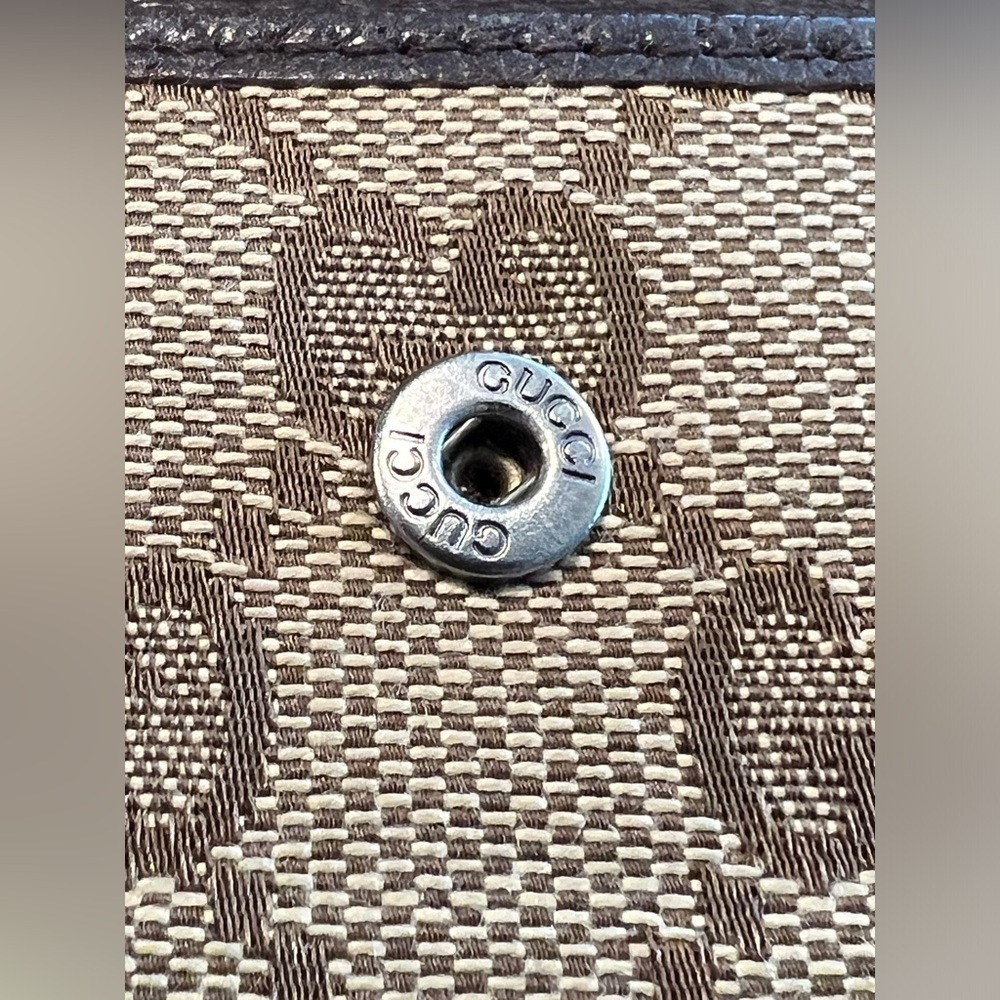 Authentic GUCCI wallet GG pattern beige canvas - Picture 14 of 15